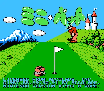 Mini-Putt (Japan) screen shot title